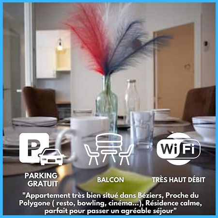 Le Cypres - Appartement Ideal Pour Vos Vacances Ou Vos Deplacements Professionnels A Béziers Extérieur photo
